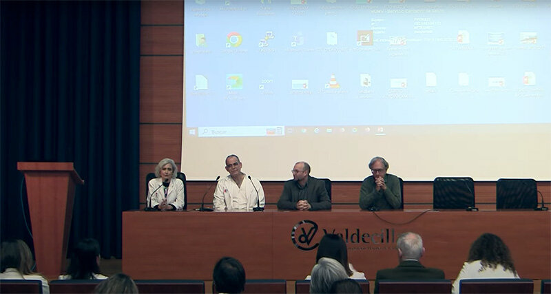 Imagen de la reunión de esta mañana (Foto: Medicina Cantabria)