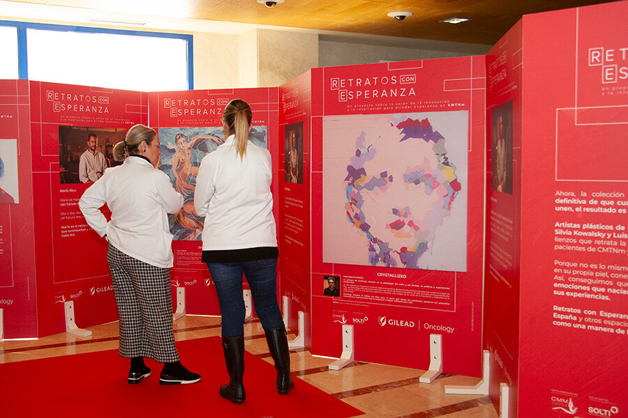 'Retratos con esperanza' en el Hospital de Laredo (Foto: Medicina Cantabria)