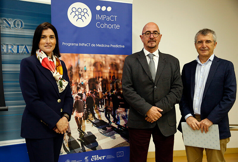 Gema Igual, César Pascual y Luis Carretero durante la presentación del proyecto (Foto: Gobierno de Cantabria)